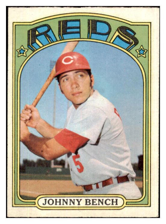 1972 Topps Baseball #433 Johnny Bench Reds EX-MT 485693