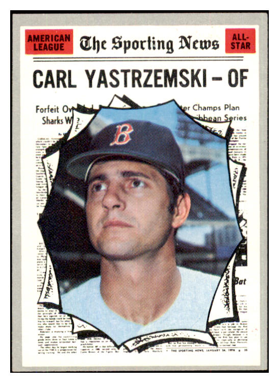 1970 Topps Baseball #461 Carl Yastrzemski A.S. Red Sox EX-MT 485697