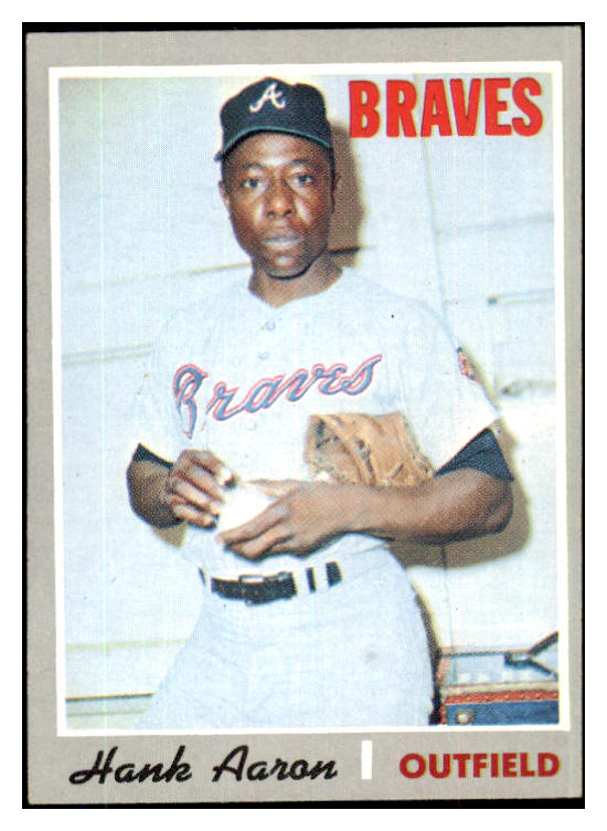 1970 Topps Baseball #500 Hank Aaron Braves EX-MT 485706
