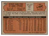 1972 Topps Baseball #420 Steve Carlton Cardinals EX-MT 485711