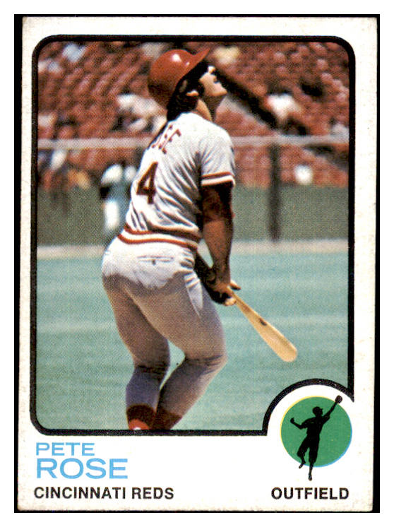 1973 Topps Baseball #130 Pete Rose Reds EX 485728