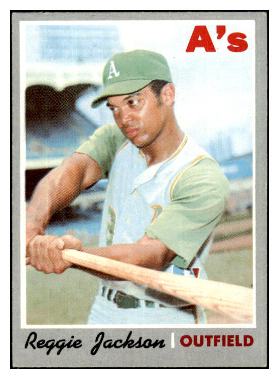 1970 Topps Baseball #140 Reggie Jackson A's EX+/EX-MT