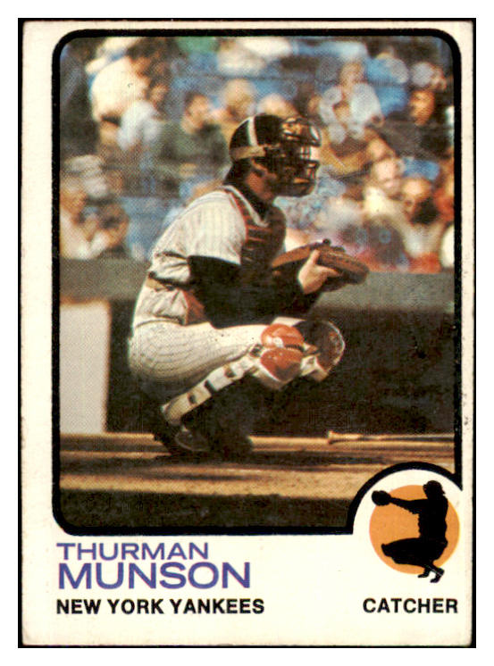 1973 Topps Baseball #142 Thurman Munson Yankees EX 485742