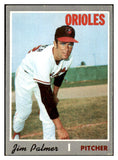 1970 Topps Baseball #449 Jim Palmer Orioles VG-EX 485756