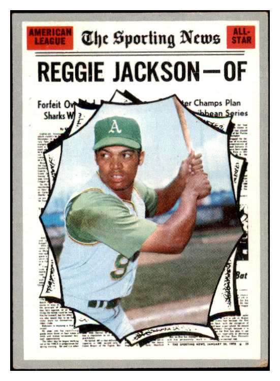 1970 Topps Baseball #459 Reggie Jackson A.S. A's VG-EX 485759