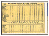 1970 Topps Baseball #202 A.L. Play Off Summary Robinson VG-EX 485762