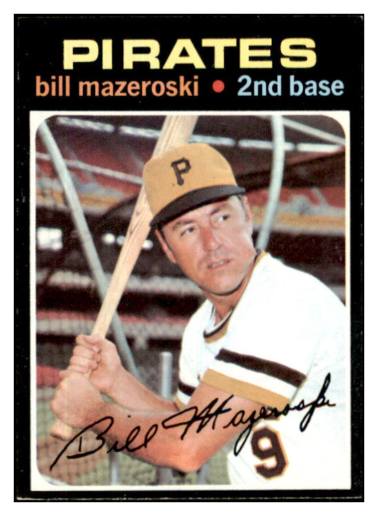 1971 Topps Baseball #110 Bill Mazeroski Pirates EX-MT 485787