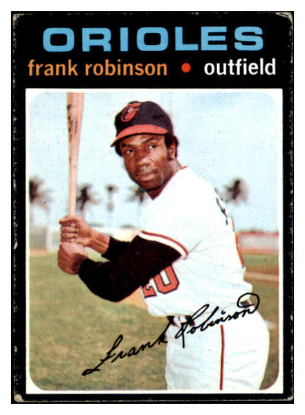 1971 Topps Baseball #640 Frank Robinson Orioles EX 485792