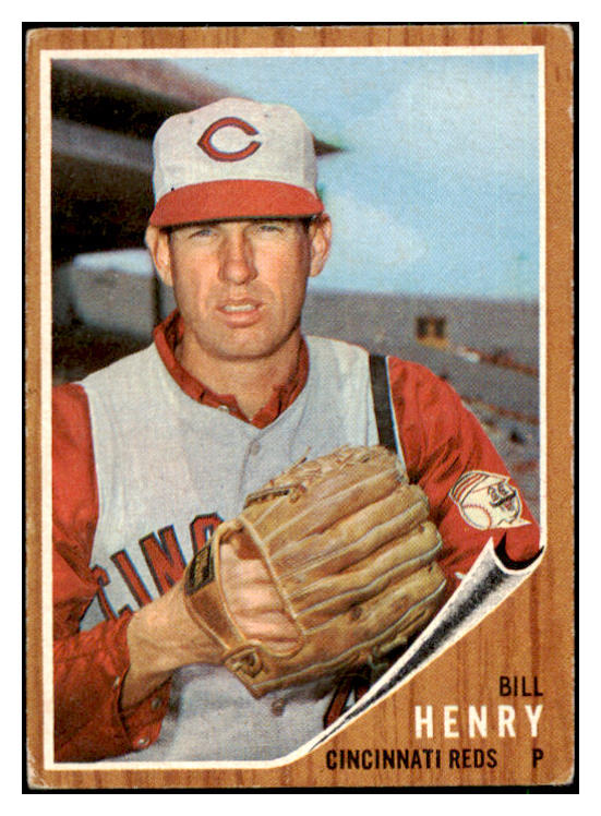 1962 Topps Baseball #562 Bill Henry Reds VG 485823