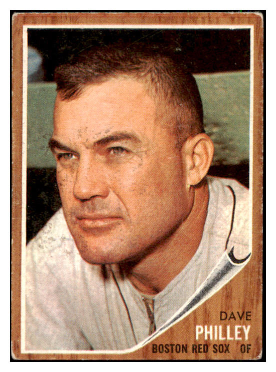 1962 Topps Baseball #542 Dave Philley Red Sox VG 485830