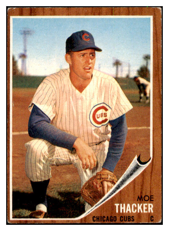 1962 Topps Baseball #546 Moe Thacker Cubs VG 485845