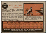 1962 Topps Baseball #546 Moe Thacker Cubs VG 485845