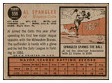 1962 Topps Baseball #556 Al Spangler Colt .45s VG 485848