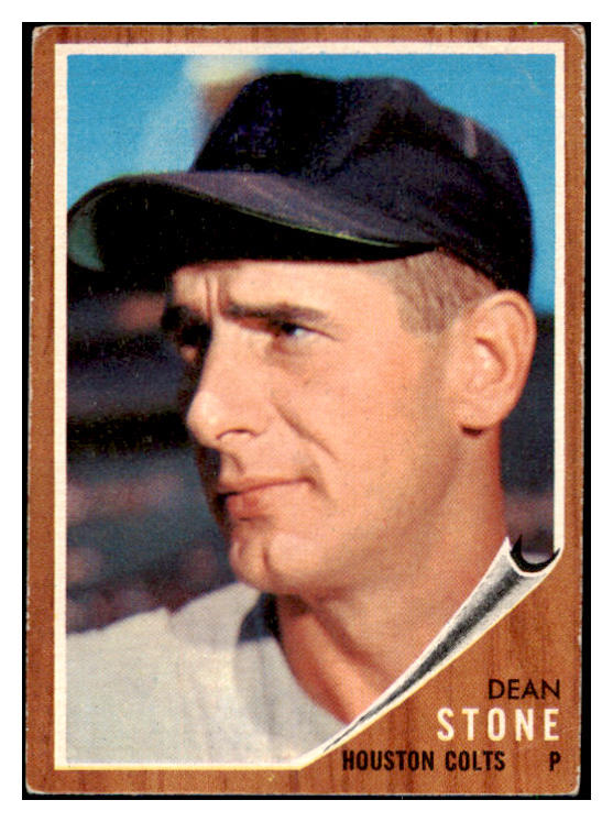 1962 Topps Baseball #574 Dean Stone Colt .45s VG 485852