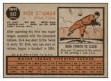 1962 Topps Baseball #532 Dick Stigman Twins EX-MT 485861