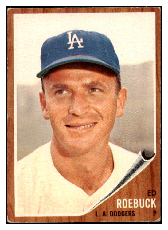 1962 Topps Baseball #535 Ed Roebuck Dodgers EX 485871