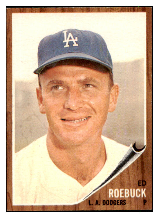 1962 Topps Baseball #535 Ed Roebuck Dodgers EX-MT 485872