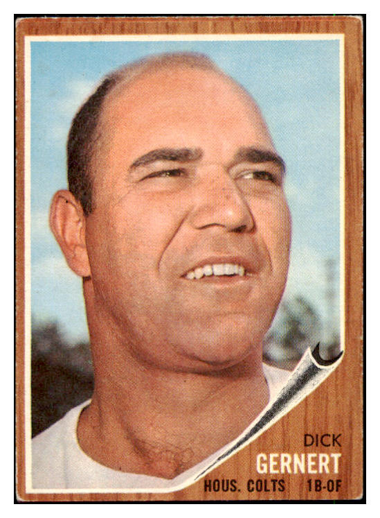 1962 Topps Baseball #536 Dick Gernert Colt .45s VG-EX 485875