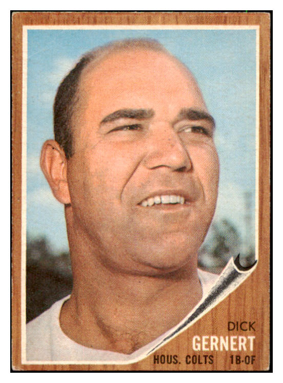 1962 Topps Baseball #536 Dick Gernert Colt .45s VG-EX 485876