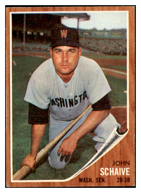 1962 Topps Baseball #529 John Schaive Senators EX-MT 485888