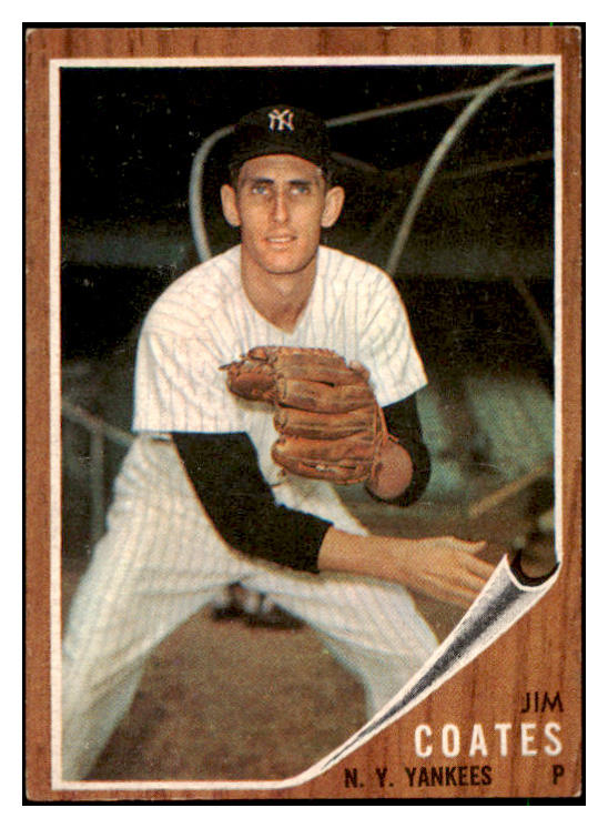 1962 Topps Baseball #553 Jim Coates Yankees EX-MT 485914