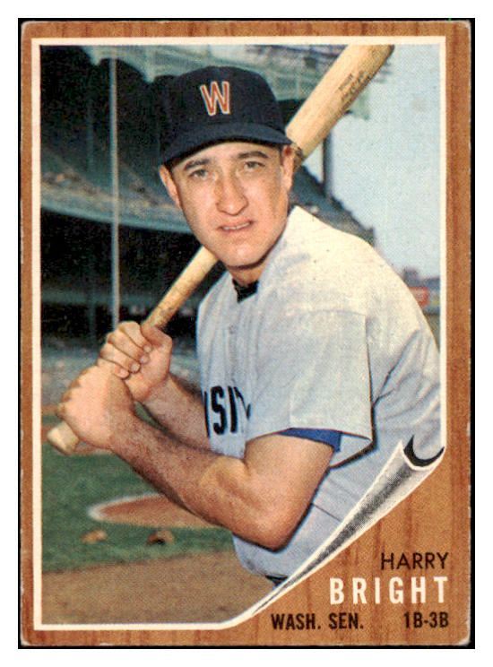 1962 Topps Baseball #551 Harry Bright Senators VG-EX 485915
