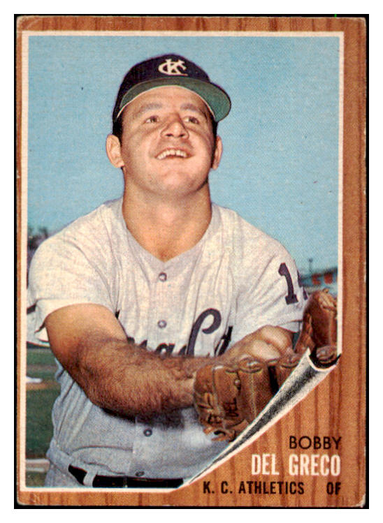 1962 Topps Baseball #548 Bobby Del Greco A's VG-EX 485922