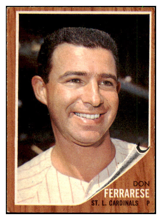 1962 Topps Baseball #547 Don Ferrarese Cardinals EX-MT 485932
