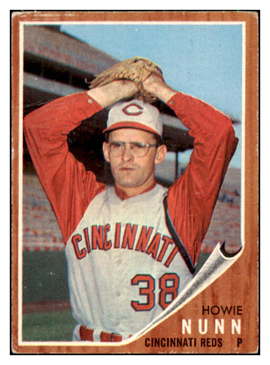 1962 Topps Baseball #524 Howie Nunn Reds VG-EX 485935