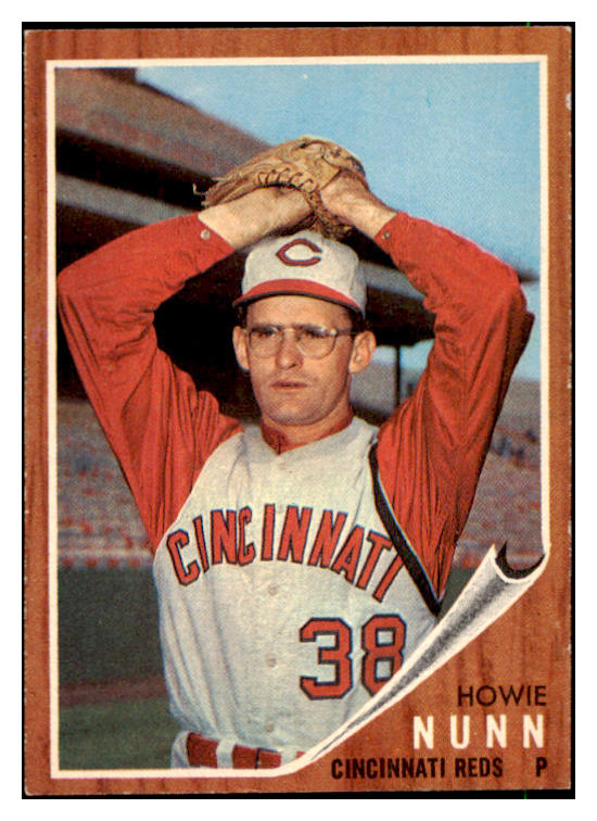1962 Topps Baseball #524 Howie Nunn Reds EX-MT 485937