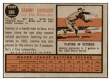 1962 Topps Baseball #586 Sammy Esposito White Sox VG-EX 485949