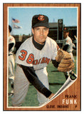 1962 Topps Baseball #587 Frank Funk Indians EX-MT 485951