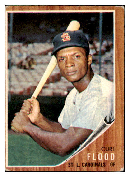 1962 Topps Baseball #590 Curt Flood Cardinals VG-EX 485959