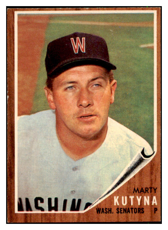 1962 Topps Baseball #566 Marty Kutyna Senators EX-MT 485981