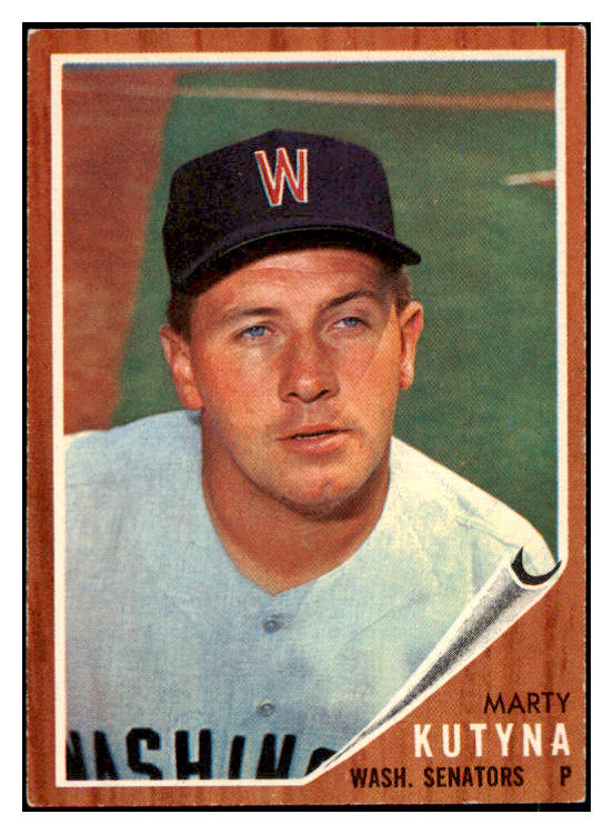 1962 Topps Baseball #566 Marty Kutyna Senators EX-MT 485982