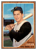 1962 Topps Baseball #573 Johnny Logan Pirates GD-VG ink back 485991