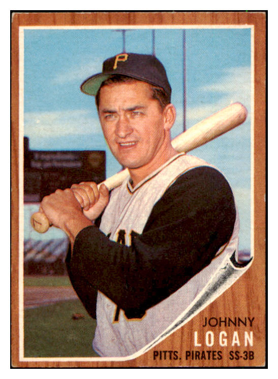 1962 Topps Baseball #573 Johnny Logan Pirates VG-EX 485992