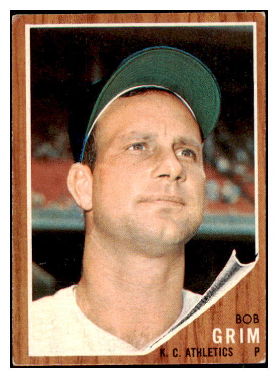 1962 Topps Baseball #564 Bob Grim A's EX 486005
