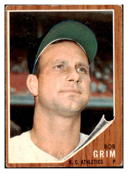 1962 Topps Baseball #564 Bob Grim A's VG-EX 486009