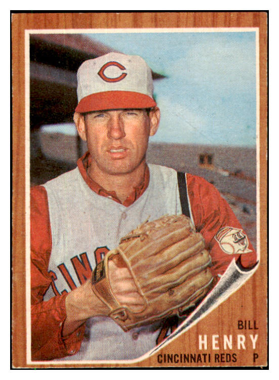 1962 Topps Baseball #562 Bill Henry Reds EX-MT 486024