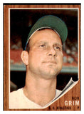 1962 Topps Baseball #564 Bob Grim A's EX 486026