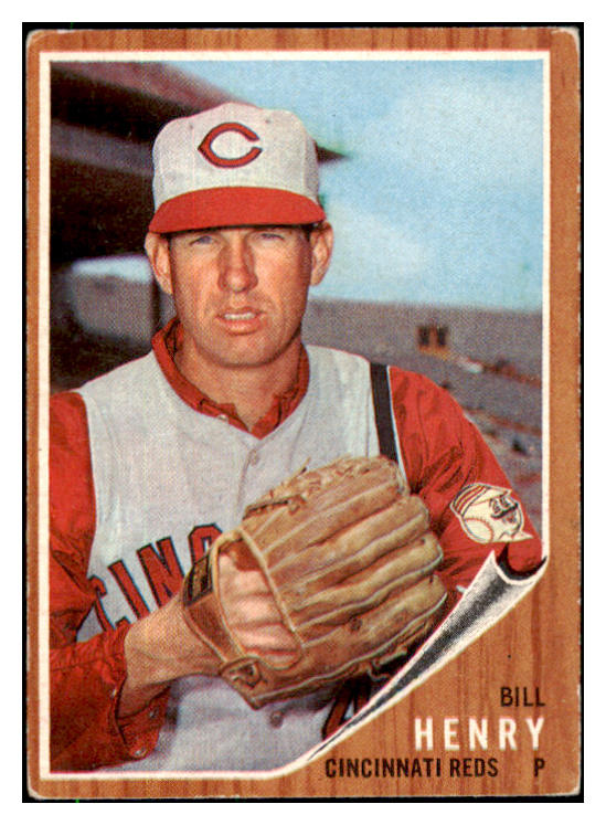 1962 Topps Baseball #562 Bill Henry Reds VG-EX 486031