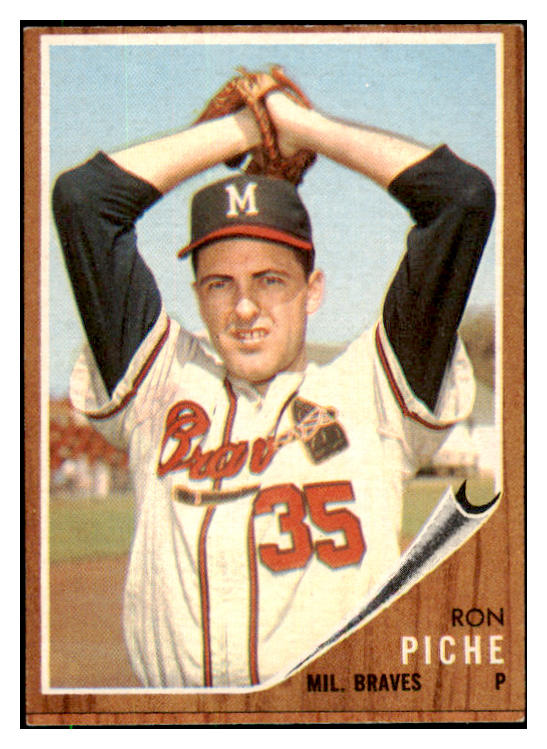 1962 Topps Baseball #582 Ron Piche Braves EX-MT 486032