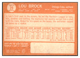 1964 Topps Baseball #029 Lou Brock Cubs EX 486037