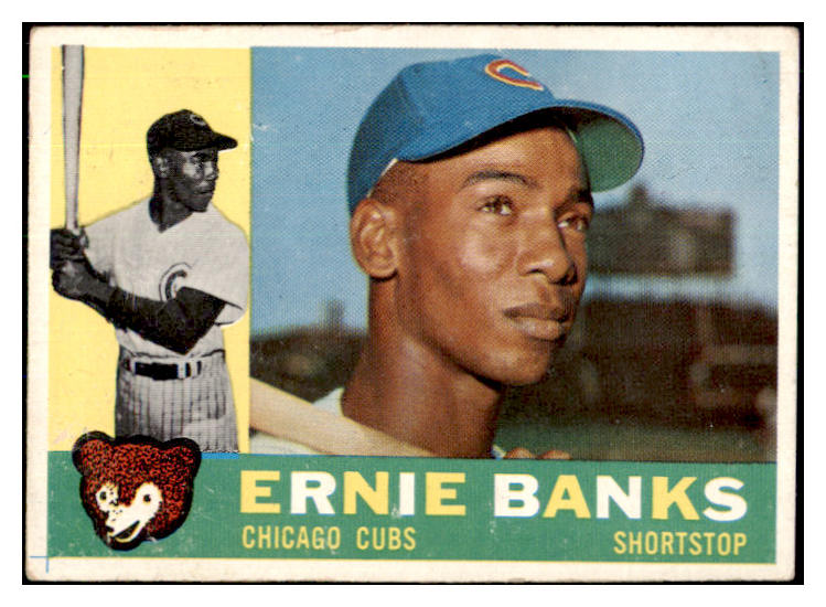 1960 Topps Baseball #010 Ernie Banks Cubs VG-EX 486060