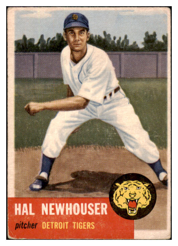 1953 Topps Baseball #228 Hal Newhouser Tigers VG-EX 486079