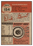 1953 Topps Baseball #154 Dick Groat Pirates EX 486089