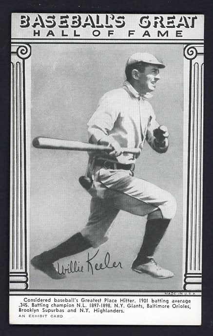 1948 Hall Of Fame Exhibits Willie Keeler Yankees EX 486109