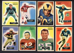 1955 Bowman Football Set Lot 120 Diff EX Matson Conerly