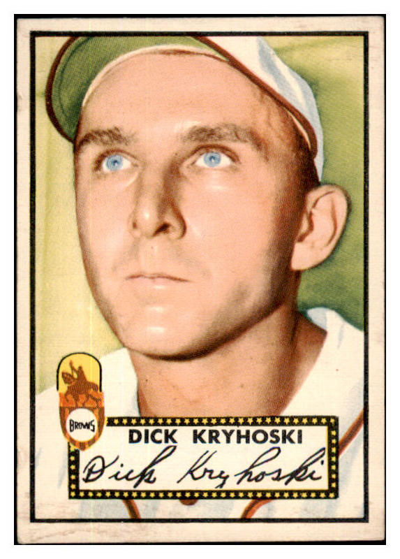 1952 Topps Baseball #149 Dick Kryhoski Browns VG-EX 486137